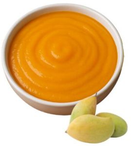 Totapuri Mango Pulp, Color : Bright Yellow