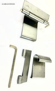 Polished Steel Almirah Hinges, Color : Silver