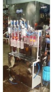 4 Nozzle Semi Automatic Bottle Filling Machine