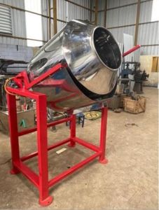 Stainless Steel Drum Roaster Machine, Capacity : 15 Kg/HR