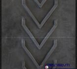 Chevron Conveyor Belt, Color : Black