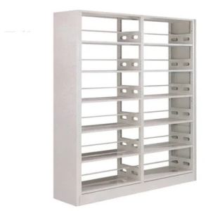 Metal White Bookshelf for School