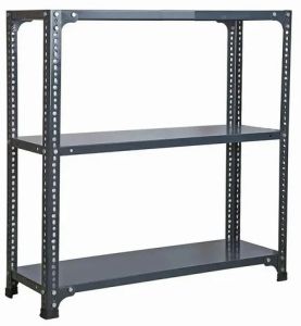 Stainless Steel Slotted Angle Racks, Shape : Rectangle for Supermarket