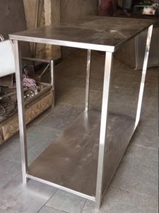 Stainless Steel Work Tables, Shape : Rectangular for Restaurant