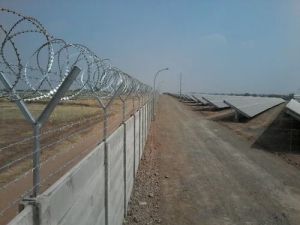 Solar Project Precast Boundary Wall