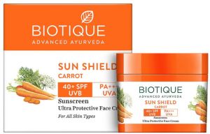 Sun Shield Carrot 40 SPF Sunscreen Cream 50g