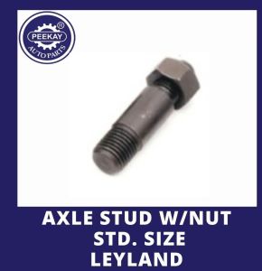 Stainless Steel Axle Stud Standard Size L/L-370, Color : Black