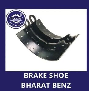 Steel Bharatbenz Truck Brake Shoes, Position : Front, Weight : 6kg