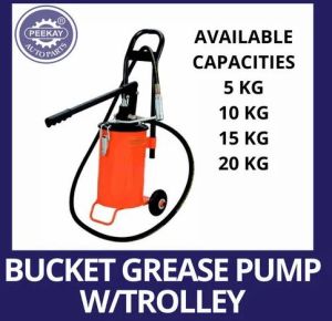 Bucket Grease Pumps W/trolley