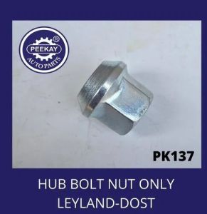 Mild Steel Hub Bolt Nut All Size, Packaging Type : Box