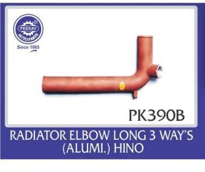 Radiator Elbow Long 3 Way Aluminium Hino