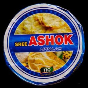 4 Inch Madras Plain Poppadom, Shape : Round