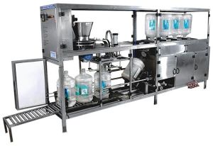 Jar Rinsing Filling Capping Machine, Weight : 500 Kg (Approx.)