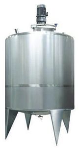 SS 304 Sugar Syrup Preparation Tank For Juice