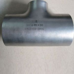 Stainless Steel Reducing Tee for Pipe Fitting