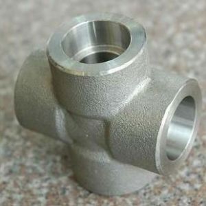 Mild Steel Socket Weld Cross Fittings, Color : Silver