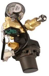 High Pressure Regulator with Filler Unit and Pressure Gauge