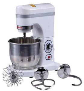 Stainless Steel Semi-automatic Cream Mixer, Color : Silver