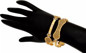 Gold Filled CNC Bangle 1