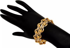 Gold Filled CNC Bangle