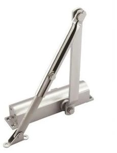 Silver Aluminum Door Closer