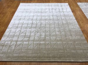Printed Trace Viscose Floor Carpets 8 X 10 Ft, Technics : Handloom