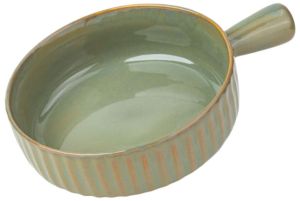 Green Ceramic Pasta Bowl