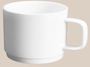 Unbreakable White Coffee Cup