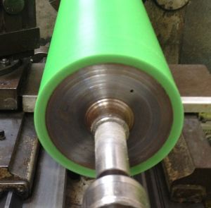 Ebonite Rubber Roller, Color : Black, Length : 500-3000mm for Pasting