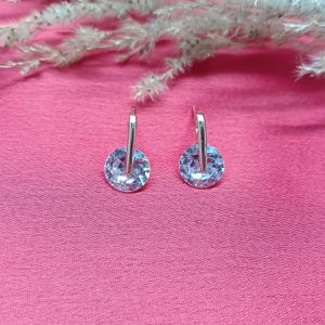 Alloy Elegant Gold-Toned Crystal Drop Earrings, Brand Name : NIPSTec