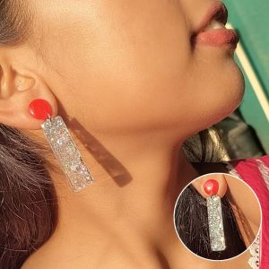 Glitter Resin Earrings