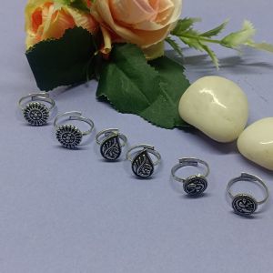 NIPSTec Graceful German Silver Toe Rings, Gender : Female