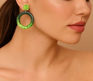 Sparkle Resin Earrings