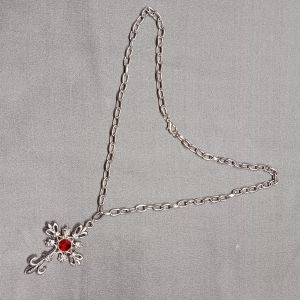 Stainless Steel Starburst Pendant for Men and Boys Adjustable