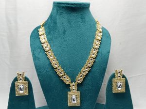 Timeless Gold-Tone AD Necklace Set