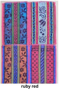 Ruby Red Cotton Towel