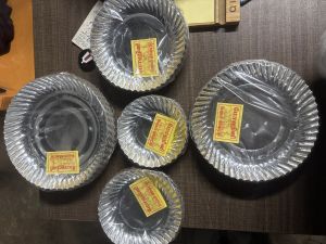 Sliver Paper Plates