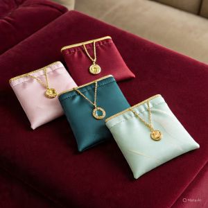 Velvet Jewellery Zipper Pouches, Shape : Rectangular, Square
