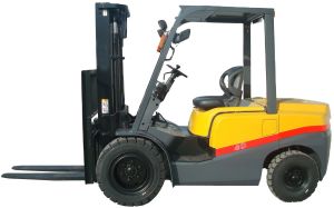 Electric Diesel Forklift Truck 3ton 4ton, Packaging Type : Yellow