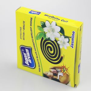 Jasmine Flavor Black Mosquito Coils, Packaging Type : 60boxes/ctn