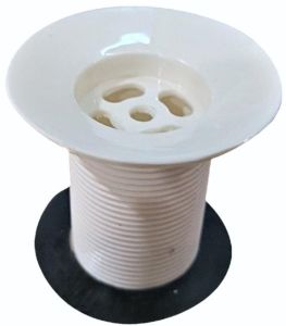 Polytetrafluoroethylene (PTFE) Ptmt Waste Coupling, Color : White