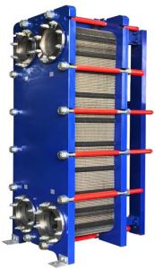Stainless Steel Plate Heat Exchangers, Color : Blue