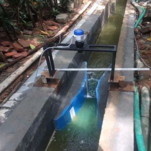 Electric Polished Stainless Steel Ultrasonic Open Channel Flow Meter