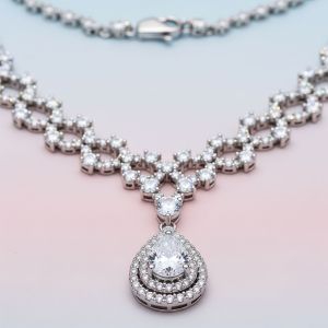 Bridal Artificial Diamond Necklace