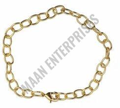 High-gloss Gold-plated Simple Brass Chain Bracelet