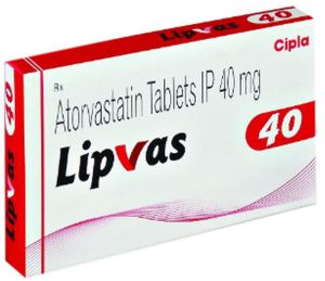 Lipvas 40 Mg Tablets