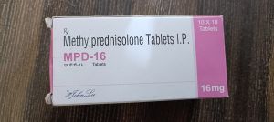 Mpd 16 Methylprednisolone Tablets