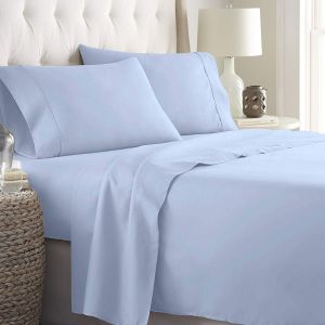 Extra Long 42 Blue Bed Sheet Set