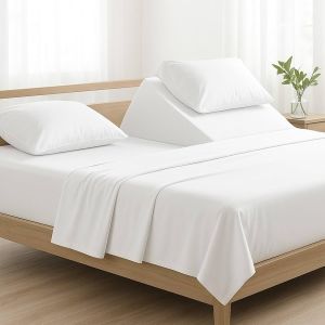 Plain Cotton Top Split King Bed Sheet Set, Brand Name : Cottingon