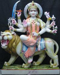 Marble Durga Statues